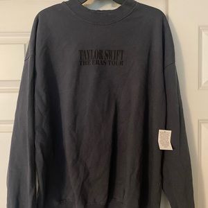 Taylor Swift Eras Tour Official Blue Crewneck